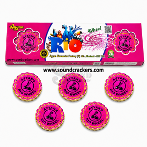 Ayyan Rio Wheel (pink colour wheel)[5 Pcs]