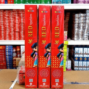30 CM Red Sparkler (5 Pcs)