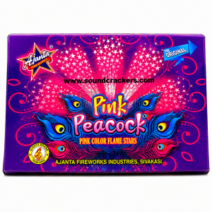 Pink colour Peacock (Ajanta)(1 Pcs)