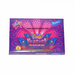 Pink colour Peacock (Ajanta)(1 Pcs)