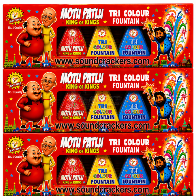 Motu patlu Tricolour (5 pcs)