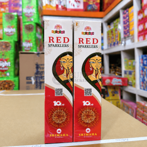 10 CM Red Sparkler (10 Pcs)