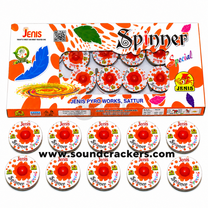 Jenis Spinner Plastic Wheel (10 Pcs)
