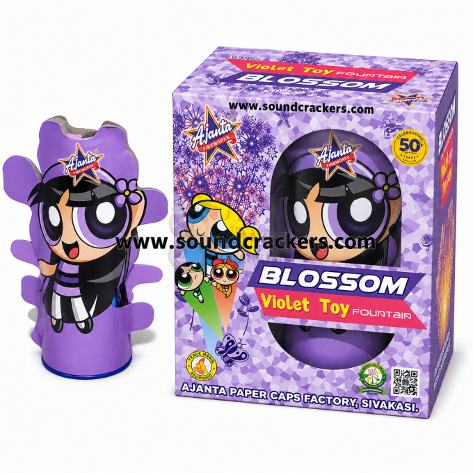 Blossom (Ajanta) Violet colour Fountain (1 Pcs)