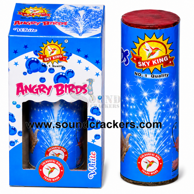 Angry Bird (White-Silver Colour)1 pcs