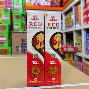 10 CM Red Sparkler (10 Pcs)