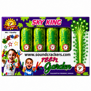 Green Garden [5 Pcs] (Green colour Fountain with Crackling)