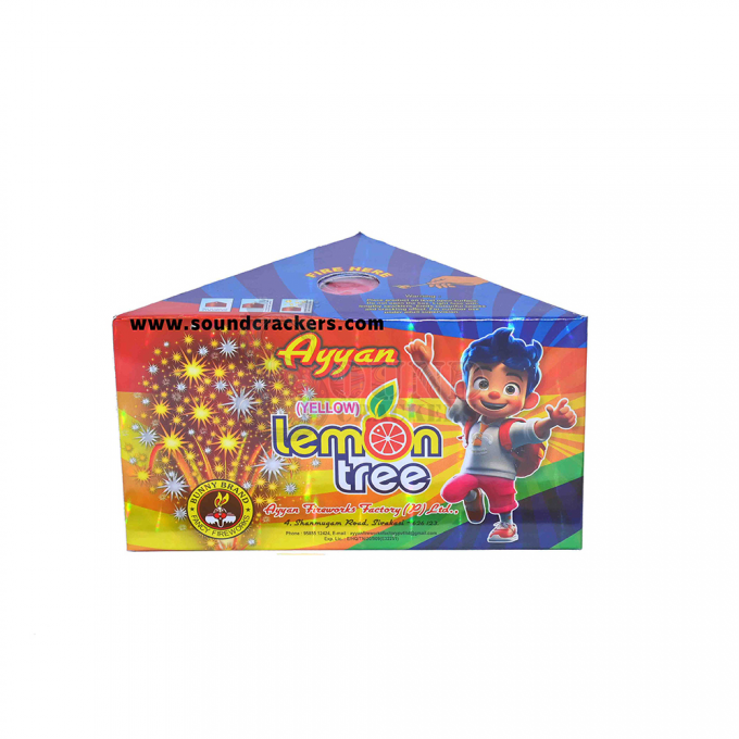 Yellow Lemon Tree (Yellow colour Fountain and Crackling) [1 Pcs]