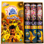 2 inch Fancy (3 pcs- 3 colours)"Chennai Super kings"