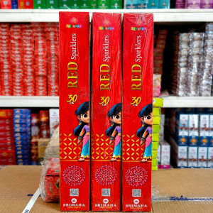 30 CM Red Sparkler (5 Pcs)
