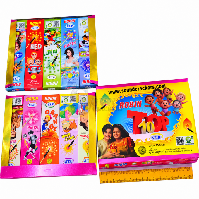 Top10 VIP Match Box ( 16 centimeter)(Laptop size)(100 Sticks)