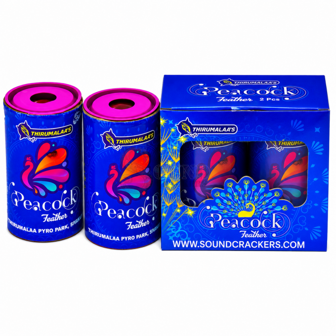 Thirumala Peacock Feather(2 Pcs)
